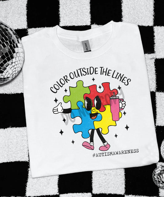 'Color Outside the Lines' Autism Awareness