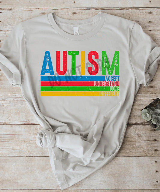 'Autism | Accept, Understand, Love, Different'